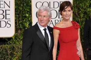 Richard Gere und seine Ex: Im Januar letzten Jahres war von Scheidung noch keine Rede