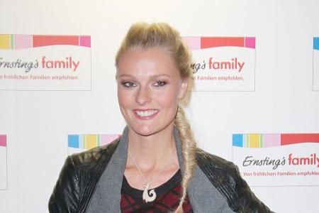 Miriam Höller bei der Ernstings Family Modenschau 