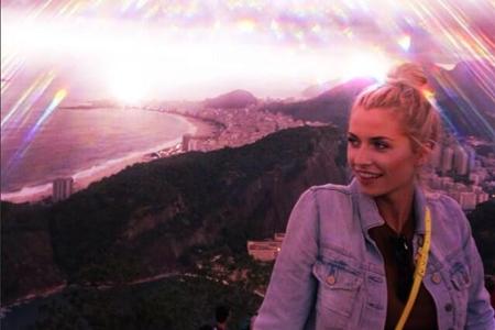 Vorfreudig in Rio: Lena Gercke