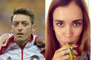 Mesut Özil und Jana Ina Zarrella spenden Trost