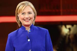 Ex-Außenministerin Hillary Clinton zu Gast in der Talkshow "Günther Jauch"
