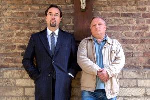 Frank Thiel (Axel Prahl, r) und Prof. Boerne (Jan Josef Liefers)