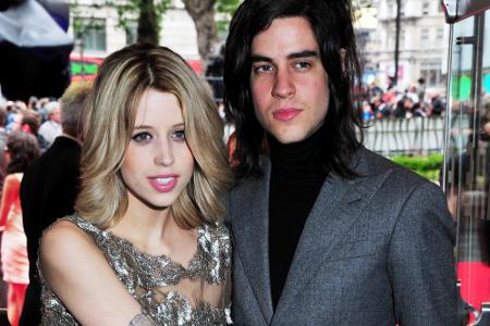 Die verstorbene Peaches Geldof neben ihrem Ehemann Tom Cohen