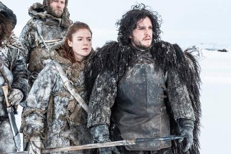 Heiße Liebe im eisigen Land der Wildlinge: Kit Harington und Rose Leslie in 