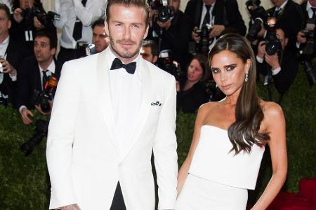 David und Victoria Beckham bei einer Veranstaltung in New York