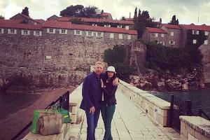 Boris und Lilly Becker nach der Hochzeit von Novak Djokovic und Jelena Ristic in Mentenegro