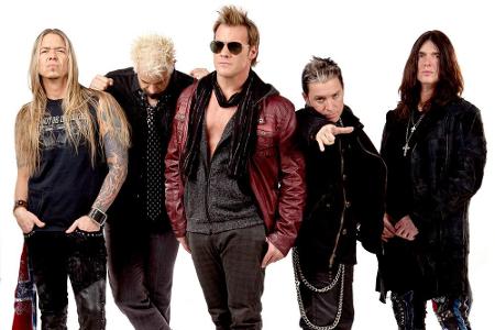 Chris Jericho (Mitte) und seine Kollegen von Fozzy
