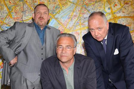 Christian Tasche (re.) mit seinen Kollegen Dietmar Bär (li.) und Klaus J. Behrendt vom 