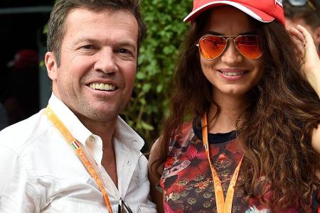 Lothar Matthäus und Freundin Anastasia
