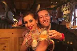 Gut verstanden haben sich Verena Kerth und Prinz Mario-Max auf der Wiesn zweifellos