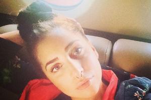 Lady Gaga auf ihrem Weg nach Dubai