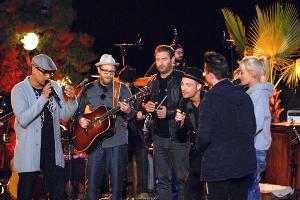 Xavier Naidoo, Gregor Meyle, Sasha, Roger Cicero, Sandra Nasic, Sarah Connor, Andreas Gabalier (v.li.)