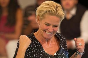 Hat es auf Platz zwei geschafft: Claudia Effenberg beim Finale von "Promi Big Brother"