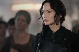 Jennifer Lawrence alias Katniss Everdeen in "Die Tribute von Panem - Mockingjay Teil 1"