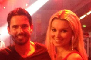 Katja Kühne und Jan Kralitschka beim "Promiboxen 2014"