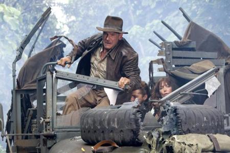 Indiana Jones auf der Suche nach dem Kristallschädel