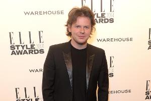 Der schottische Designer Christopher Kane (32) präsentiert seine Kollektion auf der Modenschau am 15. September