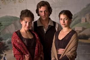 Die drei Hauptdarsteller von "Die geliebten Schwestern": Hannah Herzsprung, Florian Stetter und Henriette Confurius (v.l.)