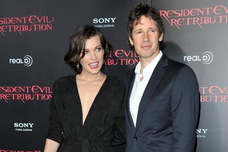 Milla Jovovich und Paul W. Anderson bei der Premiere von 