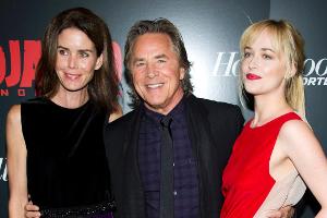 Don Johnson mit seiner Tochter Dakota (re.) und seiner Frau