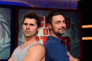 Thore Schölermann (l.) fordert Marco Schreyl heraus