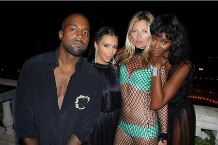 Kanye West, Kim Kardashian, Kate Moss und Naomi Campell auf der Geburtstagsparty von Givenchy-Designer Riccardo Tisci