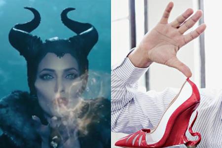Die böse Fee Angelina Jolie hauchte dem Star-Designer Christian Louboutin die Idee zu den sündhaft schönen Schuhen ein