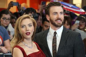Hollywood-Schönheit Scarlett Johansson und "Captain America" Chris Evans