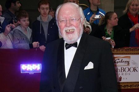 Bei der Buchpreisverleihung in London: Sir Richard Attenborough interessierte sich nicht nur für Film