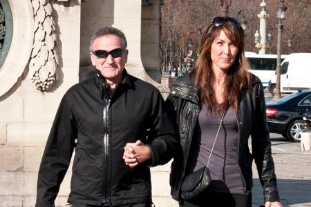 Robin Williams und Susan Schneider während ihrer Flitterwochen im Jahr 2011