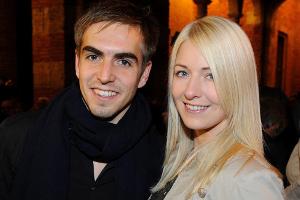 Seit 2010 verheiratet: Philipp und Claudia Lahm
