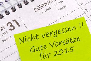 Immer diese guten Vorsätze