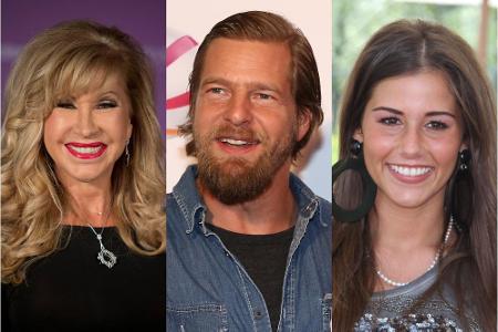 Haben unterschiedliche Vorsätze für das neue Jahr: Carmen Geiss, Henning Baum und Sarah Engels (v.l.n.r.)