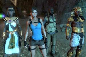 Lara Croft und ihre Sidekicks in Ägypten