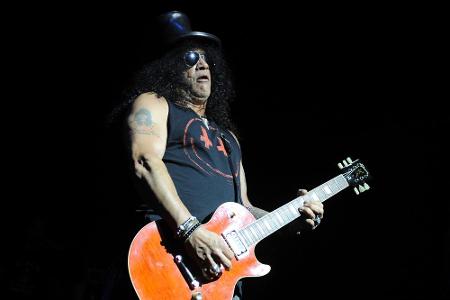 Immerhin auf der Bühne hat Slash alles im Griff - hier bei einem Auftritt in Hollywood, Florida