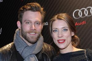 Ken Duken und seine Frau auf einer Party des Berlin Film Festivals