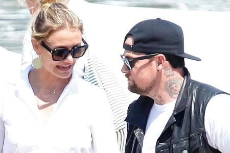 Cameron Diaz und Benji Madden bei einem gemeinsamen Trip in Frankreich im Juli 2014