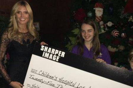 Charity kann so sexy sein: Heidi Klum im Kinderkrankenhaus