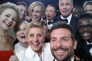 Stars unter sich: Mit diesem Oscar-Selfie sorgte Ellen DeGeneres Anfang des Jahres für Aufsehen