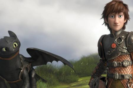 Mit seinem Drachen Ohnezahn stürmt Hicks auf Platz drei der Jahres-Charts