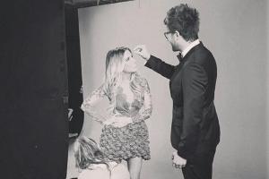 Das Moderatoren-Team: Sylvie Meis und Daniel Hartwich bei Aufnahmen für "Let's Dance 2015"