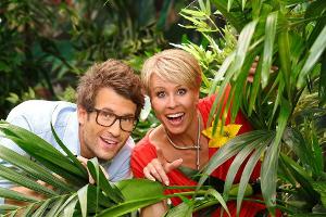 Die Moderatoren Daniel Hartwig und Sonja Zietlow freuen sich über jede Menge Stars - oder solche, die es werden wollen