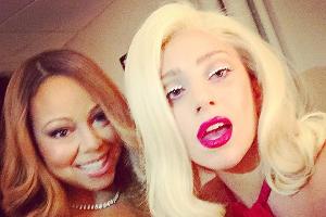 Zwei Pop-Diven auf einem Bild: Mariah Carey und Lady Gaga