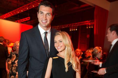 Stolze Eltern: Wladimir Klitschko und seine Verlobte Hayden Panettiere