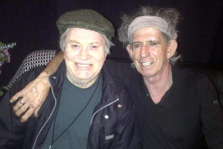Bobby Keys (l.) neben seinem Kumpel Keith Richards von den Rolling Stones