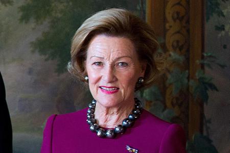 Königin Sonja im Königspalast in Oslo - der jetzt auch ihr Büro beherbergt