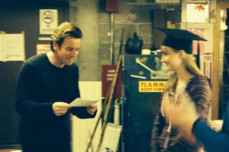 Ewan McGregor und Studentin Rae Gray