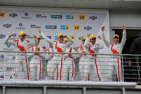 Winkelhock - Mies - van der Linde - De Phillippi - 24h-Rennen Nürburgring 2017 - Nordschleife - Sonntag - 28.5.2017