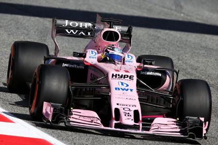 Sergio Perez - Force India - Formel 1 - GP Spanien - 12. Mai 2017