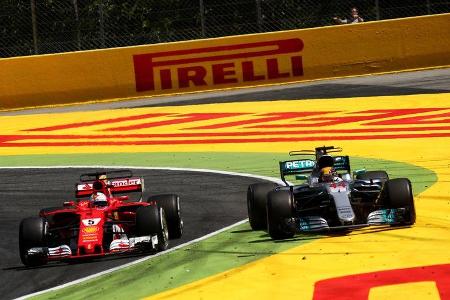 Sebastian Vettel - Lewis Hamilton - Formel 1 - GP Spanien - 14. Mai 2017